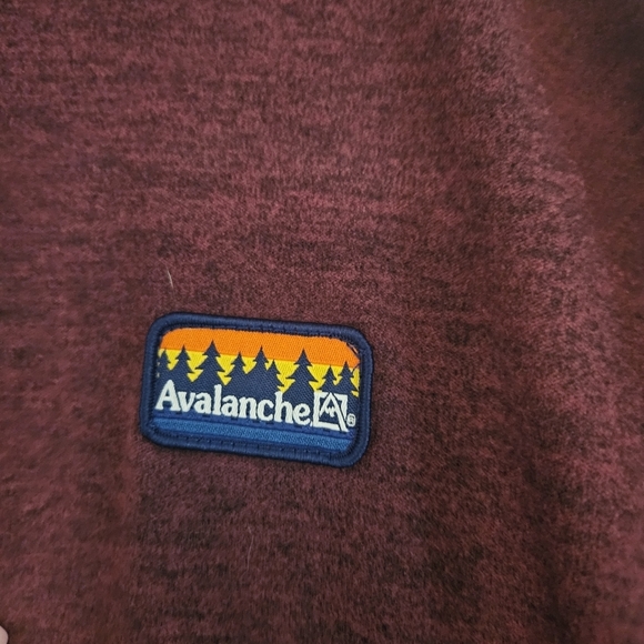 NWOT Mens Avalance Maroon Zip Up Jacket Size XL - Picture 2 of 10